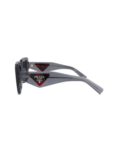 Prada SPR 23YS 19O-70B Square Shape Transparent Graphite