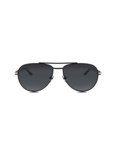 Prada SPR A54 1BO-5Z1 Aviator Gray Black Polarized 2