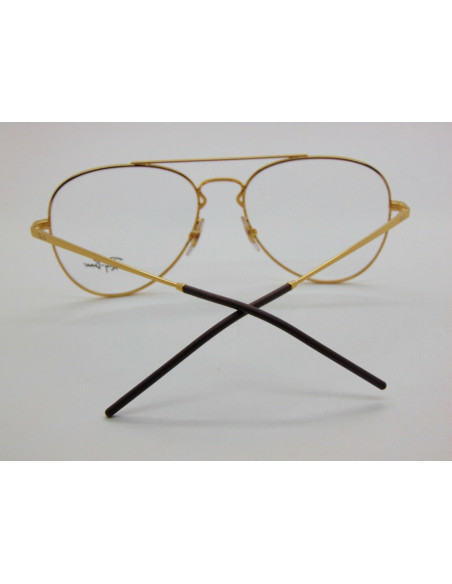 Ray Ban Oftalmico RB6413 2500 New Aviator Gota Dorado Clasico | Sun...
