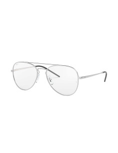 Ray Ban Oftalmico RB6413 2501 New Aviator Plateado Gota | Sunnies.uno