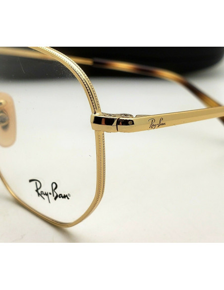 Ray Ban Oftalmico RB6448 2500 Hexagonal Optics Dorado Original | Su...