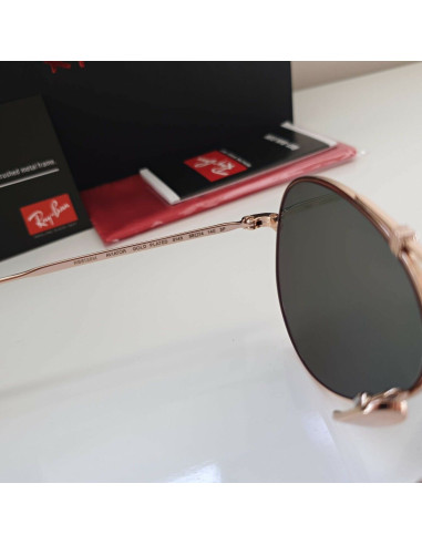 Ray Ban Rb8125m 9143 Aviator Titanium White Gold G-15 Icon | Sunnie...
