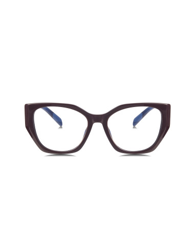 Prada SPR 18WV VIY-1O1 Oftalmico Square Shape Garnet