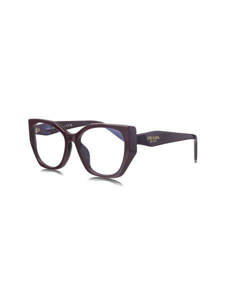Prada SPR 18WV VIY-1O1 Oftalmico Square Shape Garnet