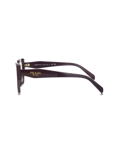 Prada SPR 18WV VIY-1O1 Oftalmico Square Shape Garnet