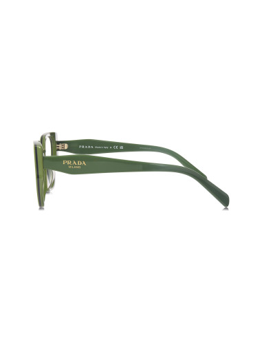 Prada SPR 18WV 13J-1O1 Oftalmico Square Shape Sage Green