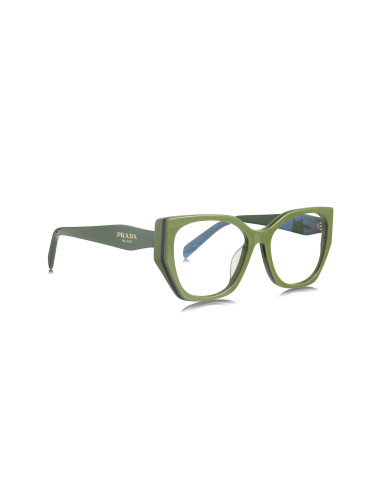 Prada SPR 18WV 13J-1O1 Oftalmico Square Shape Sage Green