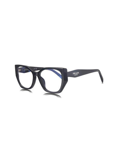 Prada SPR 18WV 1AB-1O1 Oftalmico Square Shape Black
