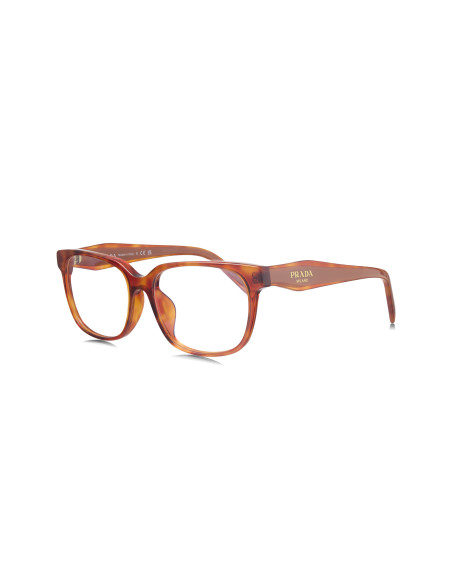 Prada SPR 17ZV 4BW-1O1 Oftalmico Square Shape Camel