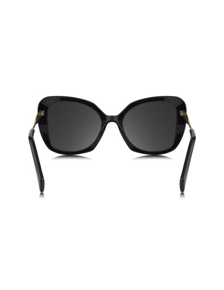 Prada SPR 03Y 1AB-5S0 Square Shape Black Gold