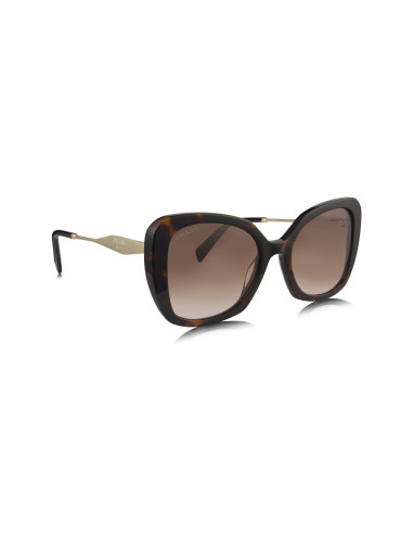 Prada SPR 03Y 2AU-6S1 Square Shape Tortoise Gradient