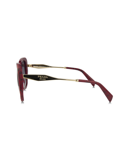 Prada SPR 03Y 15D-09S Square Shape Red Marble Gradient