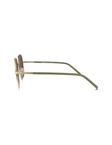 Prada SPR 67XS ZVN-01T Square Shape Coffe Gold