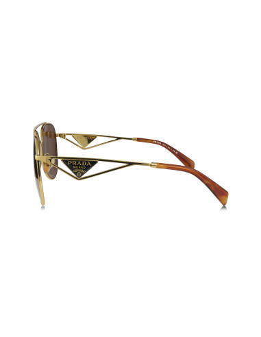 Prada SPR 73ZS 5AK-01T Piloto Gota Gold Brown