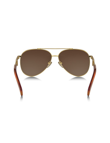 Prada SPR 73ZS 5AK-01T Piloto Gota Gold Brown