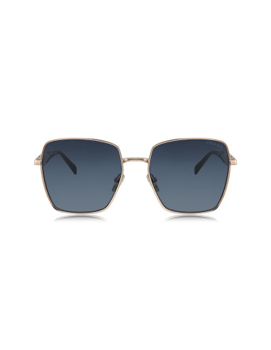 Prada SPR 64Z SVF-09T Square Shape Pink Gold Tortoise