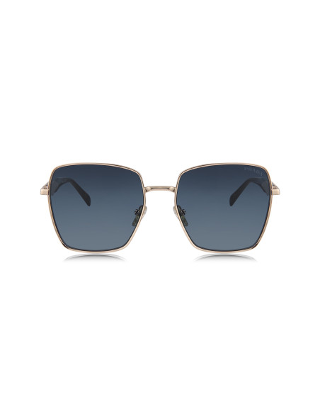 Prada SPR 64Z SVF-09T Square Shape Pink Gold Tortoise