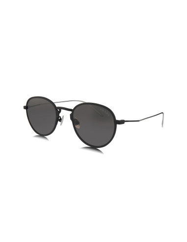 Prada SPR 53WS 04Q-5S0 Round Titanium Matte Black