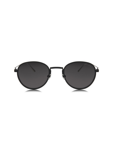 Prada SPR 53WS 04Q-5S0 Round Titanium Matte Black