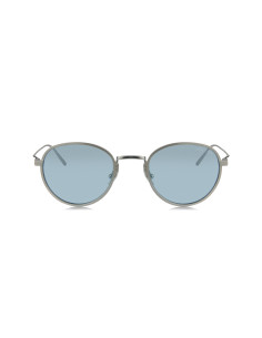 Prada SPR 53WS 05Q-051 Round Titanium Satin Blue 2