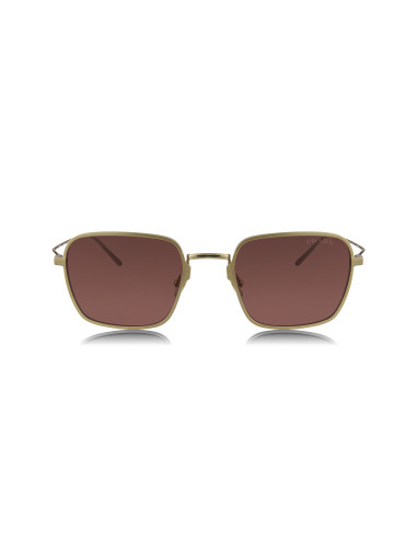 Prada SPR 54WS 06Q-061 Square Titanium Pale Gold