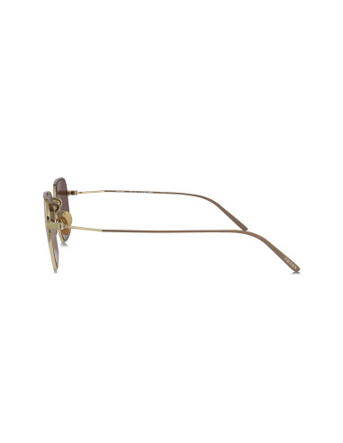 Prada SPR 54WS 06Q-061 Square Titanium Pale Gold