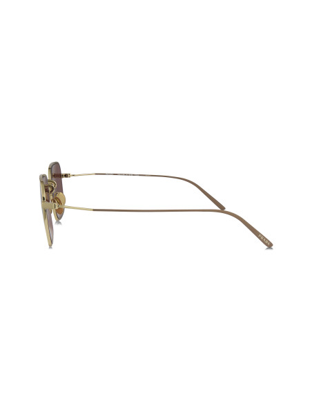 Prada SPR 54WS 06Q-061 Square Titanium Pale Gold