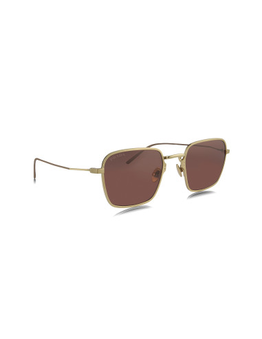 Prada SPR 54WS 06Q-061 Square Titanium Pale Gold