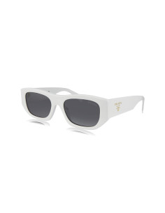 Prada SPR A01S 17K-08Z Square Shape White Gold