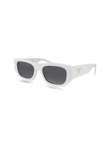 Prada SPR A01S 17K-08Z Square Shape White Gold