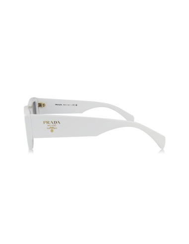 Prada SPR A01S 17K-08Z Square Shape White Gold