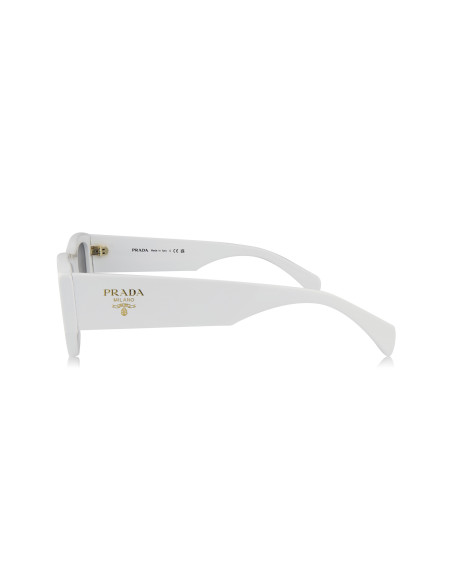 Prada SPR A01S 17K-08Z Square Shape White Gold