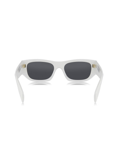 Prada SPR A01S 17K-08Z Square Shape White Gold