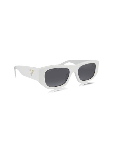 Prada SPR A01S 17K-08Z Square Shape White Gold