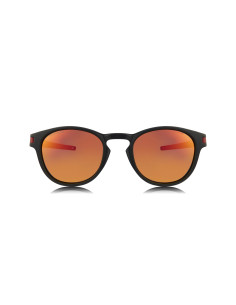 Oakley OO9265 2953 LATCH Matte Black Round Prizm Ruby | Sunnies.uno 2