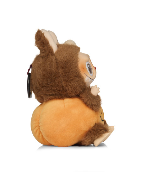 Pop Mart Labubu Halloween Sitting Pumpkin Vinyl Plush Pendant