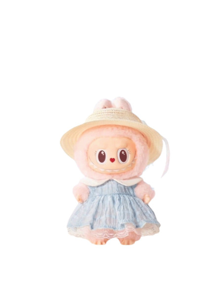 Pop Mart Labubu The Monsters Mokoko V3 The Blue Diamond Vinyl Plush Doll Pendant
