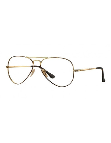 Ray Ban Oftalmico Rb6489 2500 Aviator Large Metal Dorado Carey | Su...