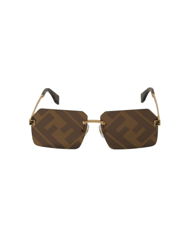 Fendi FE40043U 33G Sky Sunglasses Coffe Gold