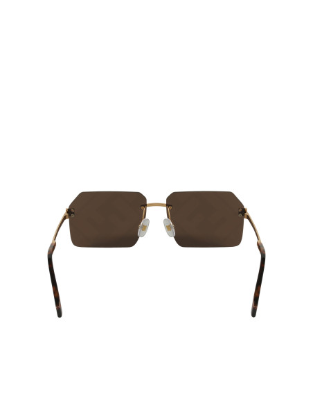 Fendi FE40043U 33G Sky Sunglasses Coffe Gold
