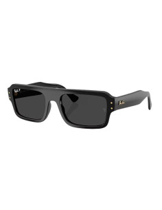 Ray Ban Rb3548n 001/58 Hexagonal Flat Negro G-15 Dorado Polarizado ...