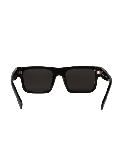 Prada SPR 19WS 1AB-5S0 Square Shape Black Silver