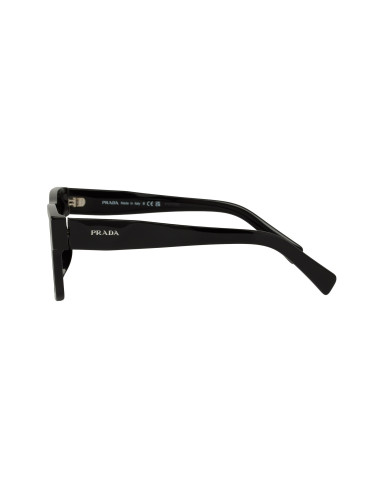 Prada SPR 19WS 1AB-5S0 Square Shape Black Silver