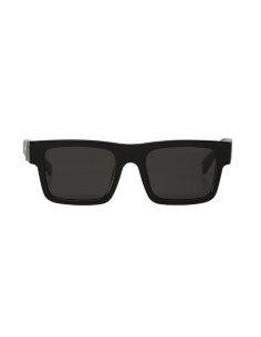Prada SPR 19WS 1AB-5S0 Square Shape Black Silver 2