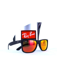 Ray Ban Rb4165 622/6q Justin Rojo Espejo Negro Original | Sunnies.uno 2