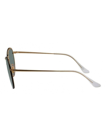 Ray Ban Rb3614n 148/11 Round Double Bridge Blaze Negro Gris degrada...