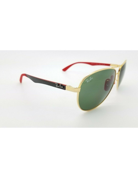 Ray Ban RB8313M 003/H0 Aviator Scuderia Ferrari Fibra de carbono | ...