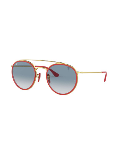 Ray Ban RB3647M F0293F Round Duble Bridge Scuderia Ferrari Azul deg...
