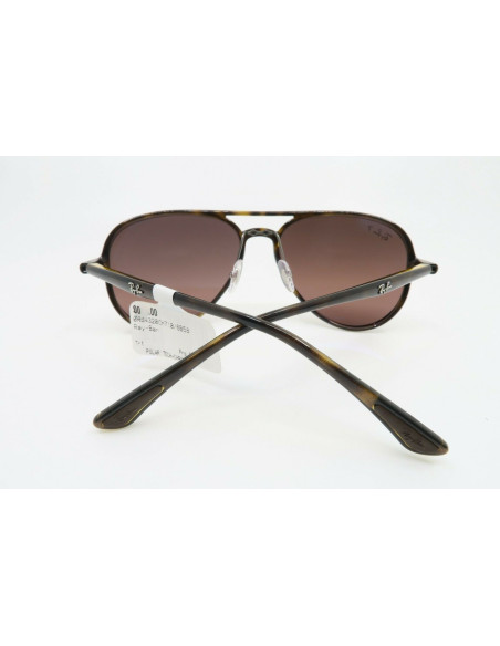 Ray Ban Rb4320-CH 710/6B Aviator Chromance Carey Cafe Espejo | Sunn...